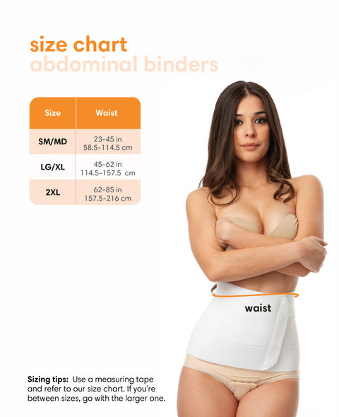 Banda abdominal de una pieza de 12" (AB03)
