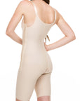 Mid-Thigh Compression Bodysuit w/Bra & Zippers (BB03)