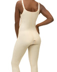 Below Knee Compression Bodysuit w/Bra & Zippers (BB05)