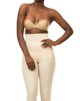 2nd Stage GluteLifting Below the Knee High Waist Girdle w/Open Buttocks (BE04-BK)