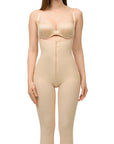 GluteLifting Below the Knee Bodysuit w/ Zipper & Open Buttocks (BE05-BK)