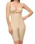GluteLifting Mid-Thigh Bodysuit w/Front Closure & High Back (BE13)