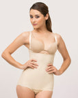 Panty-Length Compression Bodysuit with Zipper (BS01)