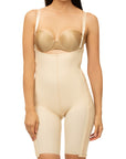 Mid-Thigh Compression Bodysuit w/Separating Zippers (BS03-SZ)
