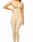 Ankle Length Compression Bodysuit w/Zippers (BS07)