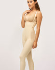 Ankle Length Compression Bodysuit w/Zippers (BS07)