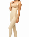 Ankle Length Compression Bodysuit w/Zippers (BS07)