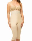 High Waist Below Knee Girdle w/Separating Zippers (GR05-SZ)
