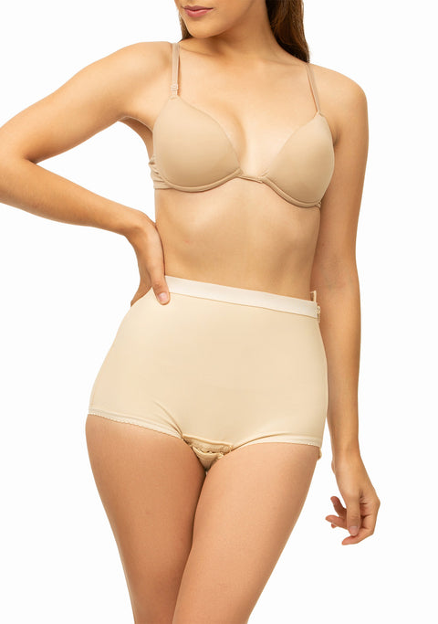Faja de compresión tipo panty de cintura baja (GR09)