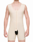 Male Mid-Thigh Compression Bodysuit w/Zipper (MG02)