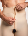 Male High Waist Mid-Thigh Compression Girdle w/Zipper (MG09)