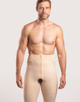 Male High Waist Mid-Thigh Compression Girdle w/Zipper (MG09)
