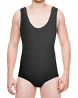 Male Compression Bodysuit Brief with Zipper (MG10)