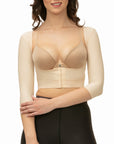 Braless Compression Vest w/Mid-Length Sleeves (SL04)