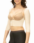 Braless Compression Vest w/Mid-Length Sleeves (SL04)