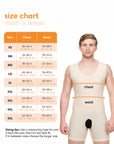 Male Compression Vest w/Short Sleeves & Zipper (MG06)
