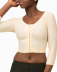 Underbust Length Bra/Vest with Medium Sleeves (VS02-MS)