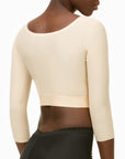 Underbust Length Bra/Vest with Medium Sleeves (VS02-MS)