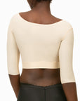Underbust Length Bra/Vest with Short Sleeves (VS02-SS)