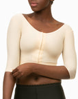 Underbust Length Bra/Vest with Short Sleeves (VS02-SS)