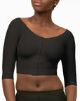 Underbust Length Bra/Vest with Short Sleeves (VS02-SS)