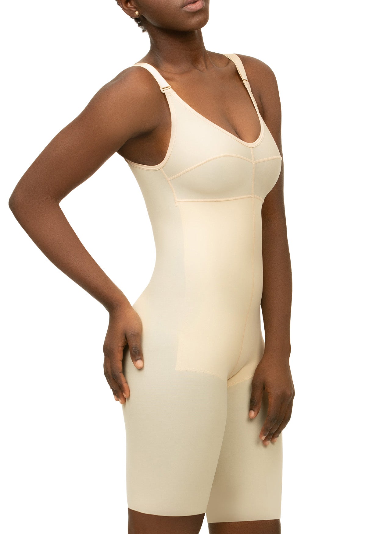 2nd Stage Mid-Thigh Compression Bodysuit w/Bra (BB04)