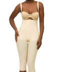 GluteLifting Below the Knee Bodysuit w/Front Closure (BE11-BK)