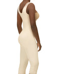 GluteLifting Below the Knee Bodysuit w/Front Closure & High Back (BE13-BK)