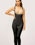 Ankle Length Compression Bodysuit w/Zippers (BS07)