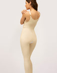 Ankle Length Compression Bodysuit w/Zippers (BS07)