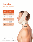 Chin Strap Compression Garment w/Cold Pack Insert Pouches (FA04)