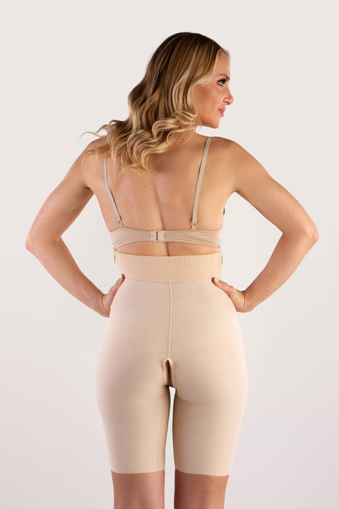 Faja de cintura alta hasta la mitad del muslo con cremalleras separadoras (GR03-SZ)