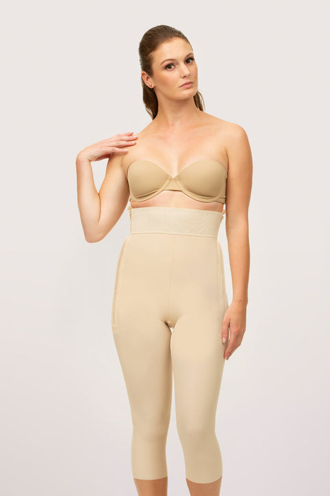 Faja de cintura alta hasta la rodilla con cremalleras (GR05)