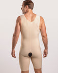 Male Mid-Thigh Compression Bodysuit w/Zipper (MG02)