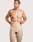 Male High Waist Mid-Thigh Compression Girdle w/Zipper (MG09)
