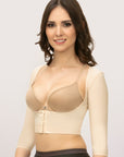 Braless Compression Vest w/Mid-Length Sleeves (SL04)